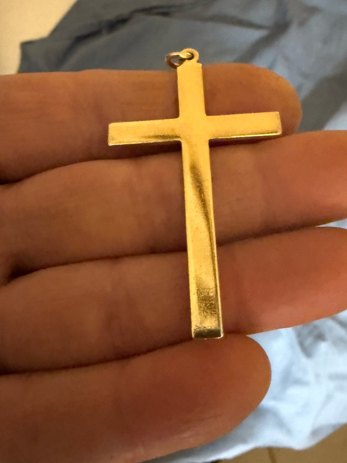 Vintage Large 1/20 12k Gold Filled Cross Pendant 2” X 1 1/4”