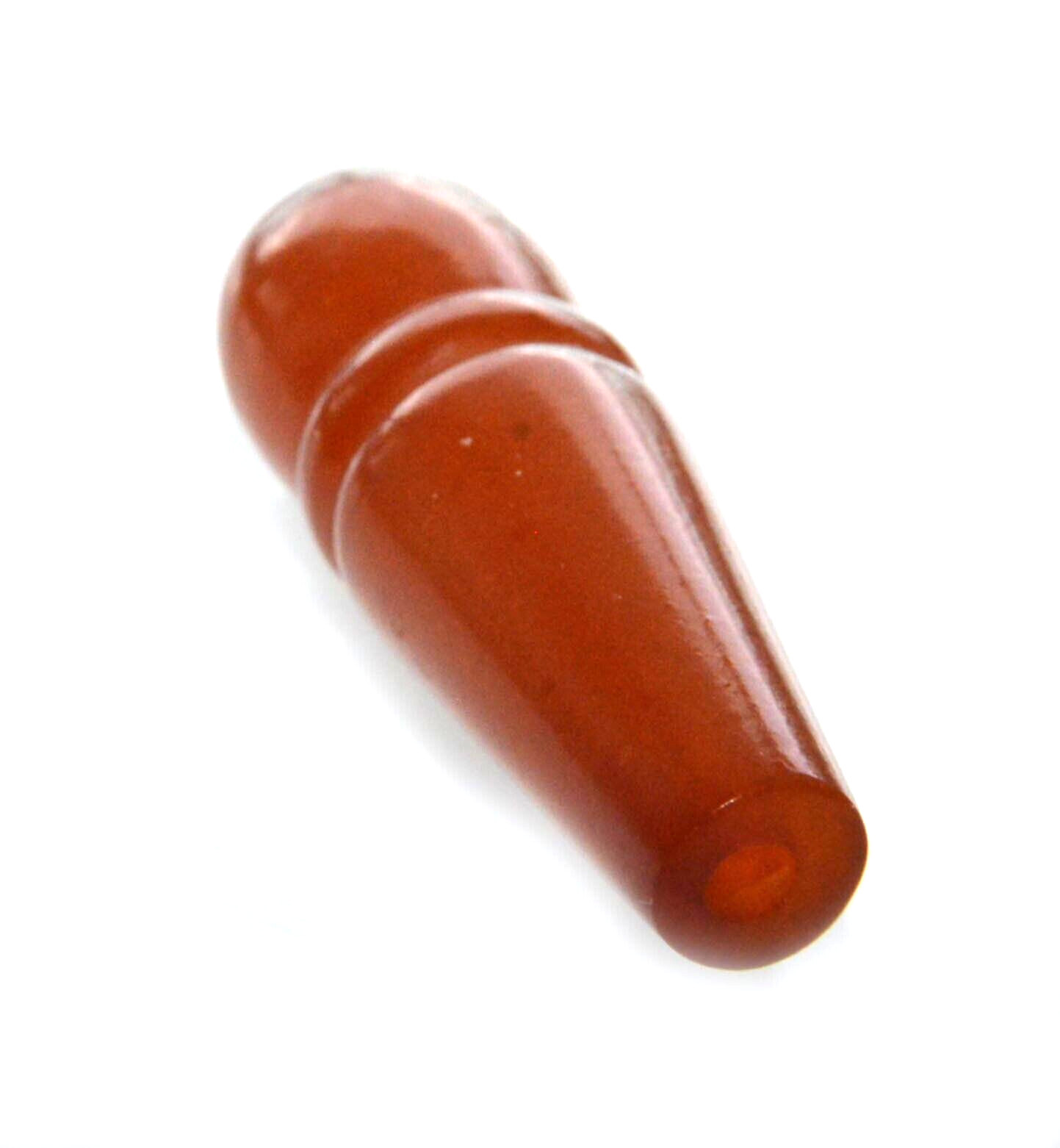 1970 RUSSIAN SOVIET BALTIC AMBER TIP TYPE ROSARY NECKLACE 琥珀 BEAD STONE ROCK PIN