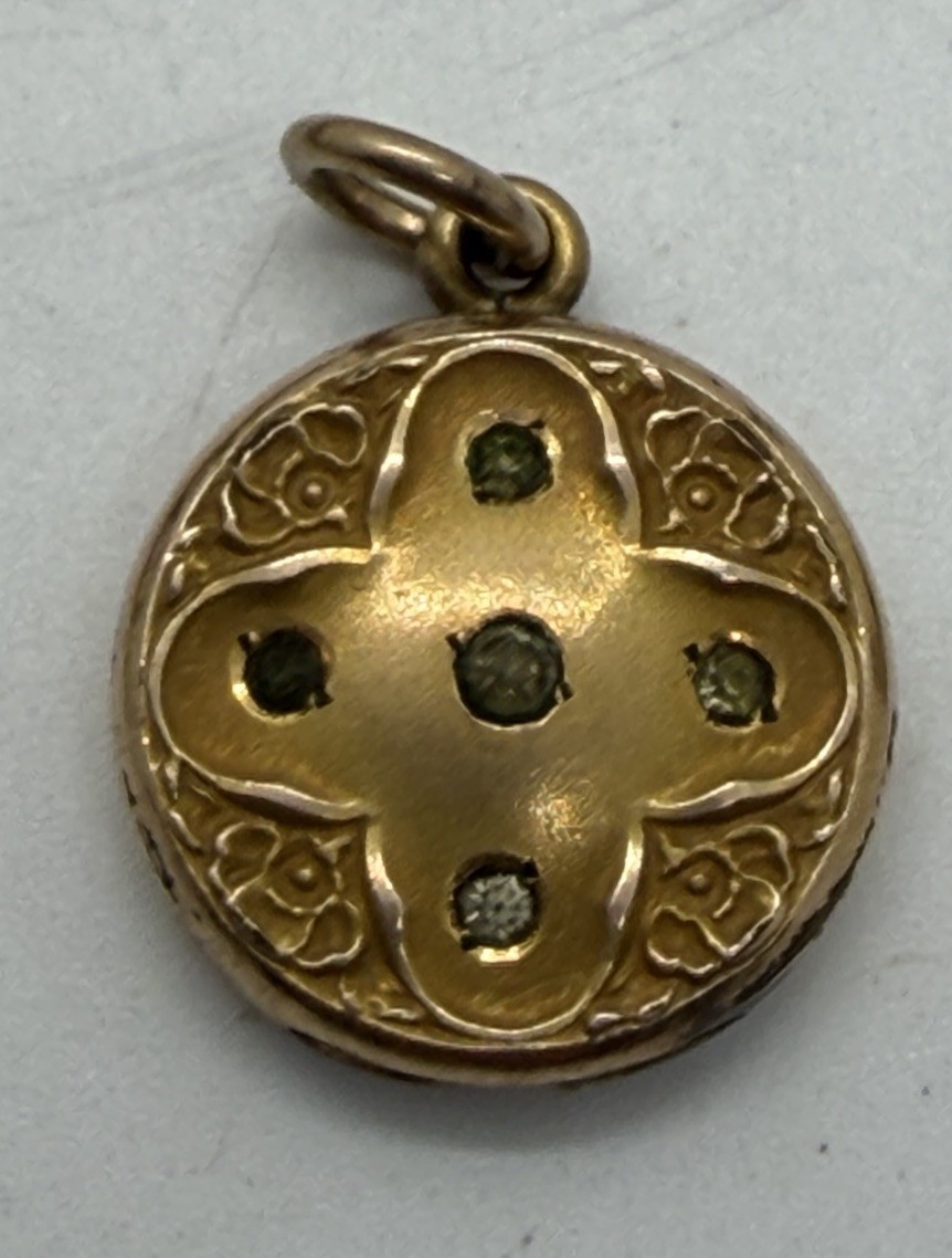 LOT Of 8 Antique Gold Filled Watch Chains Fob, Locket, Brooch, Pendant
