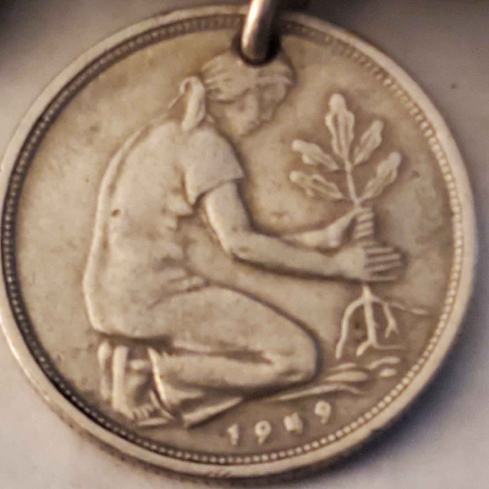 Sterling Silver Bracelet With Real European Coins 1949-1965 total of 20 Vintage