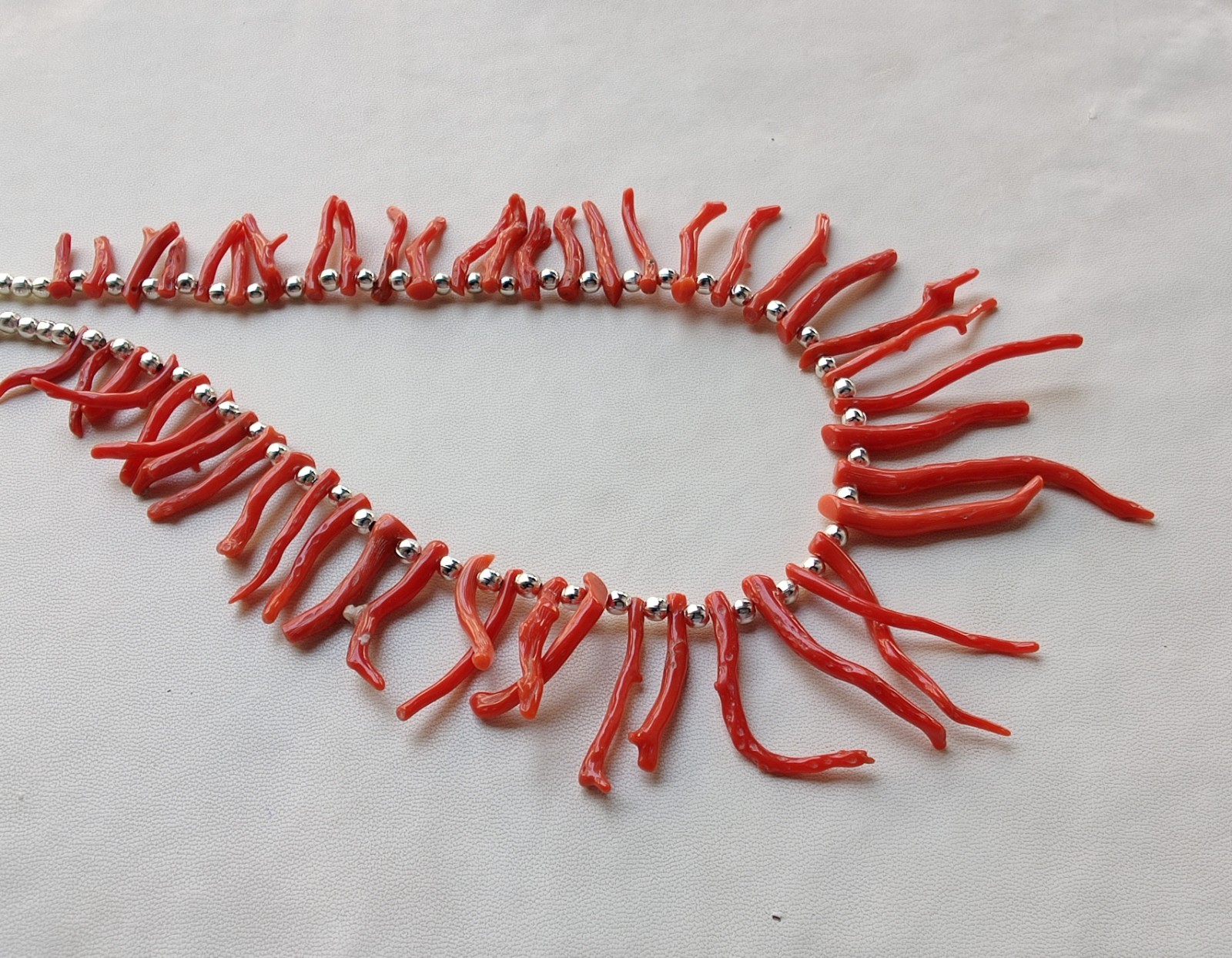 AA+ Quality 100% Natural Italian Red Coral Tube Beads: 16 Strand for Jewelry Mak