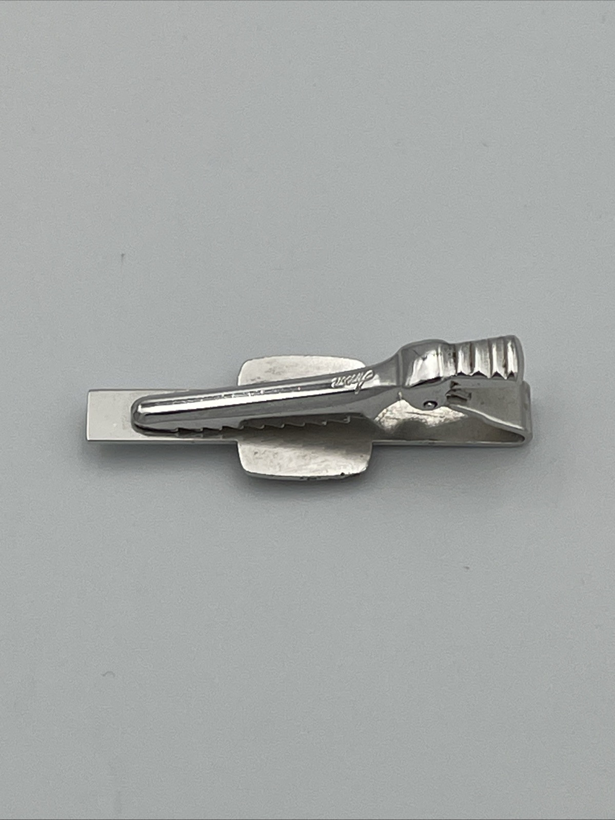 Vintage Anson Tie Clip Bar Paul Revere gold tone Colonial