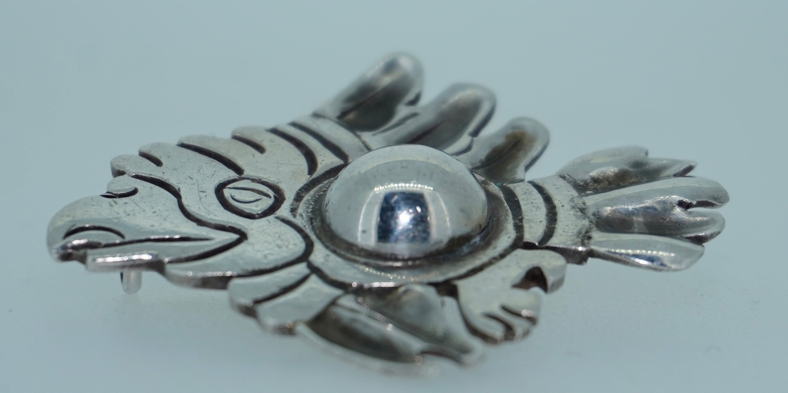 Original William Spratling Flying Eagle 980 Silver Pin