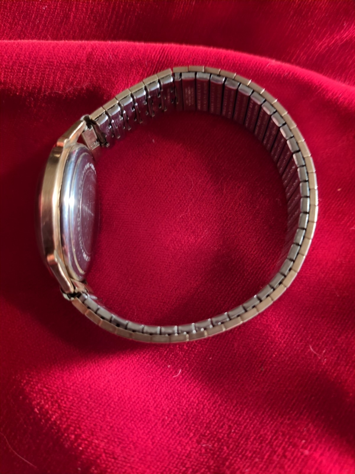 Vintage Rare Waltham 65. Self Winding Incoblac. 10 K GF Top With Red Second Hand