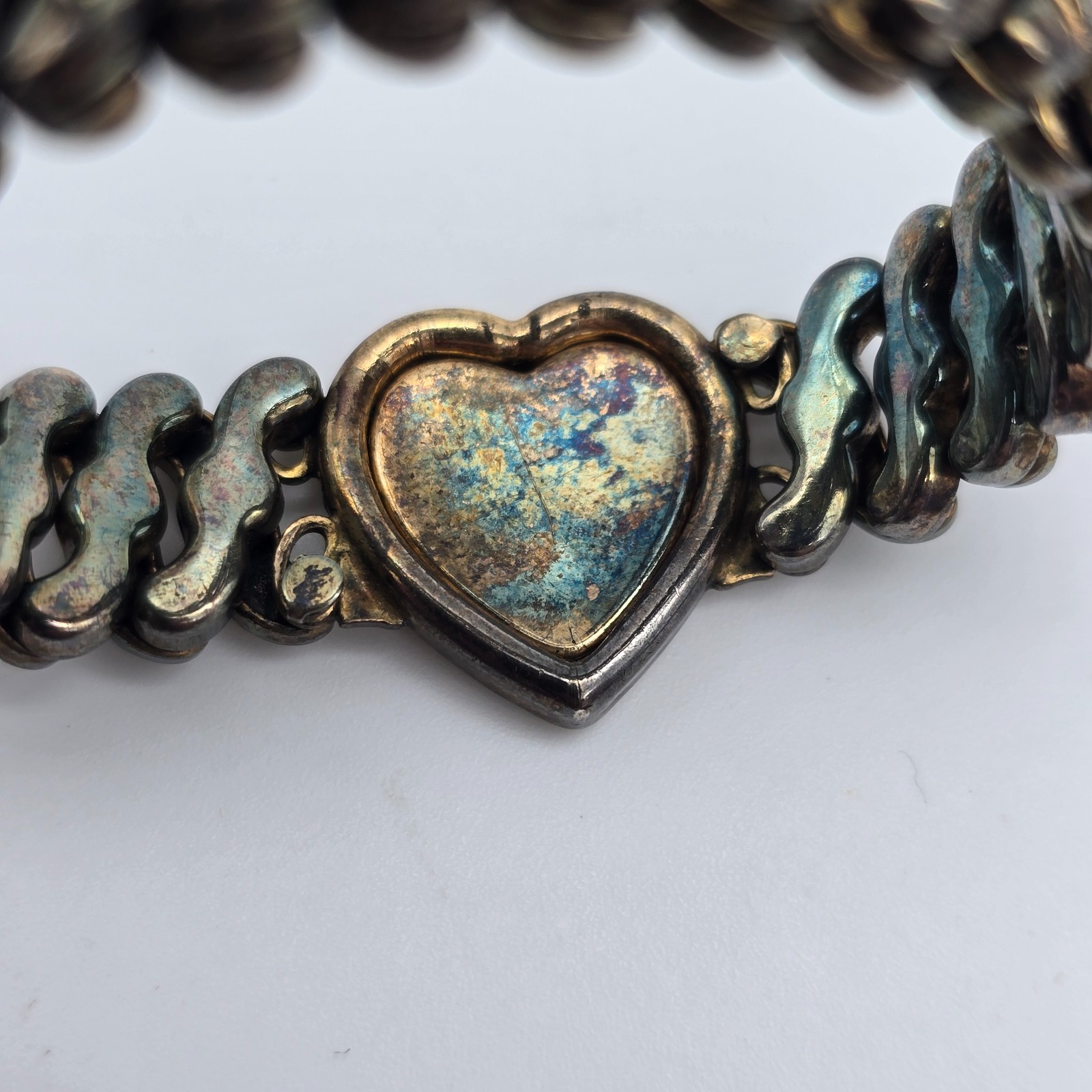 VTG Carmen Deluxe Sweetheart Floral Gold Filled Expanding Bracelet – LA Initials