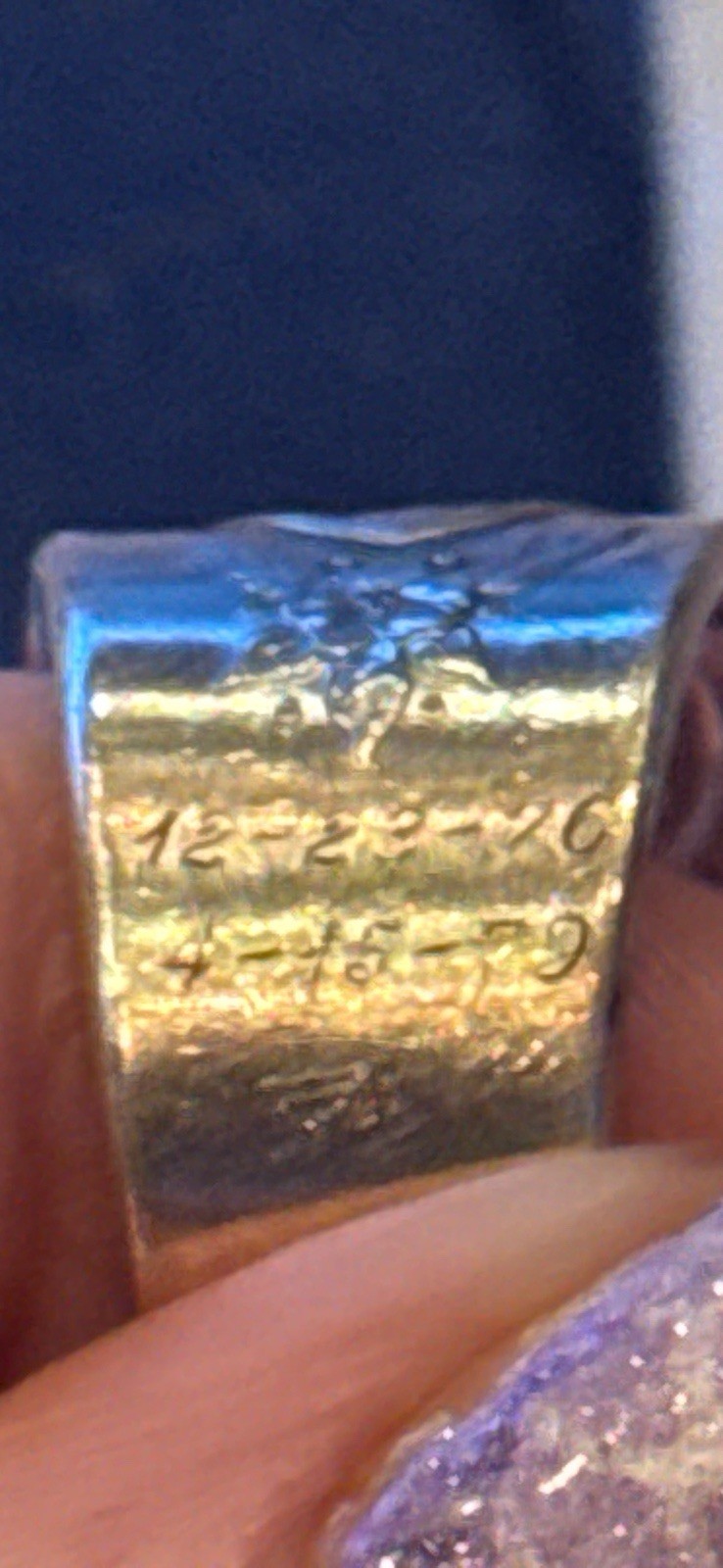 Vintage Oneida Gerber Baby Spoon Ring Adjustable
