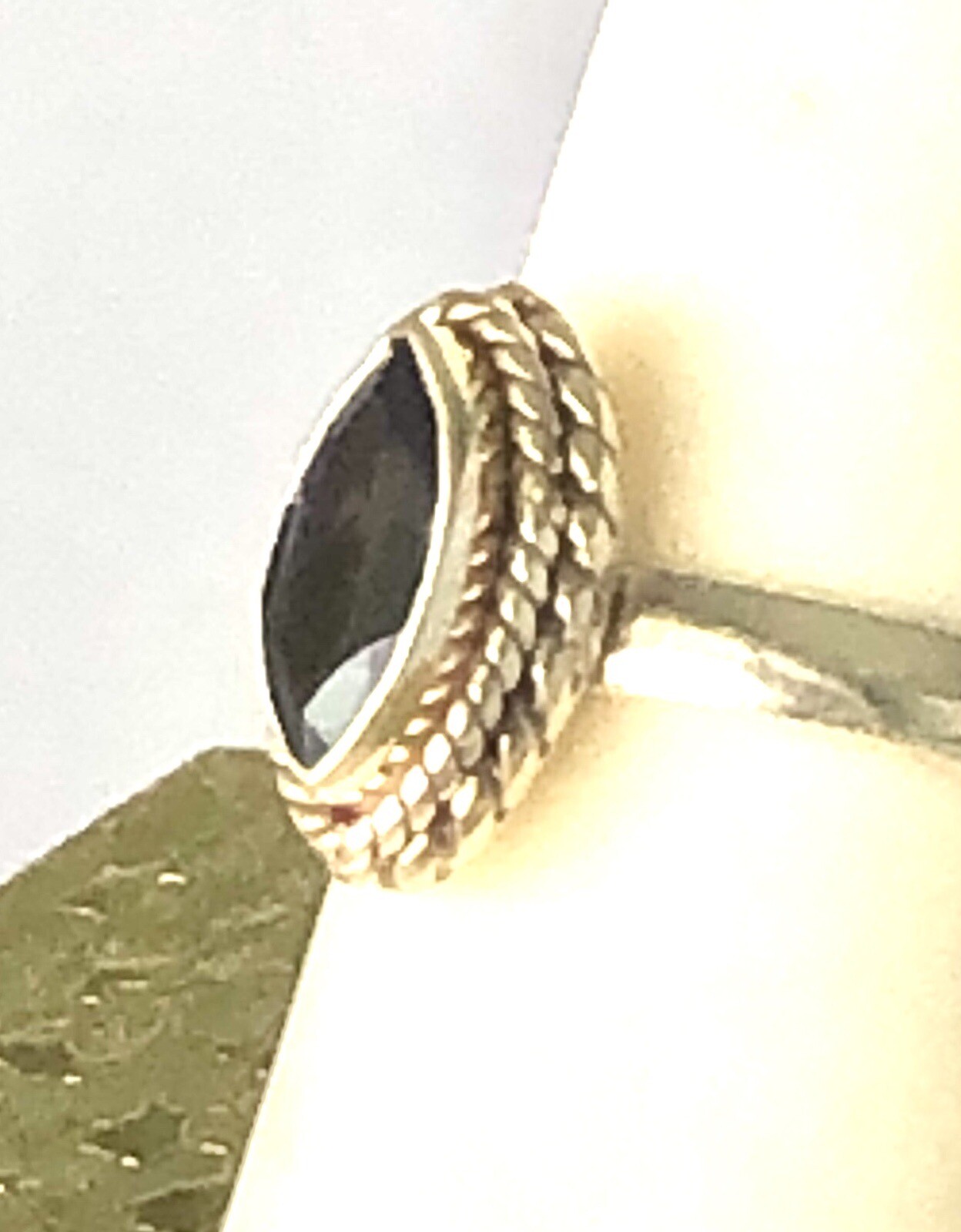 Vintage Iolite Sterling Silver Ring
