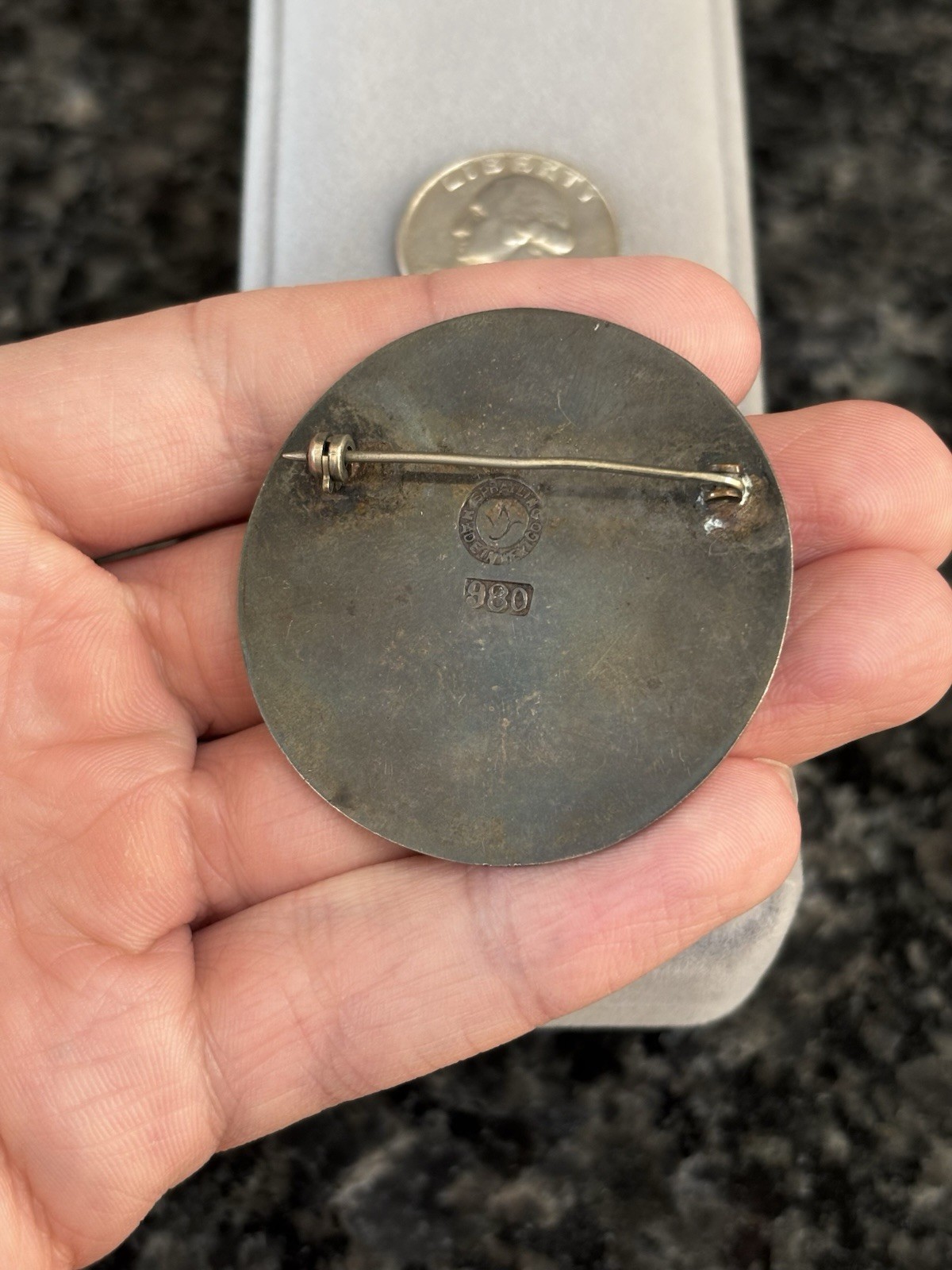 Vintage William Spratling 980 Sterling Silver Quetzalcoatl Dragon Brooch Mexico