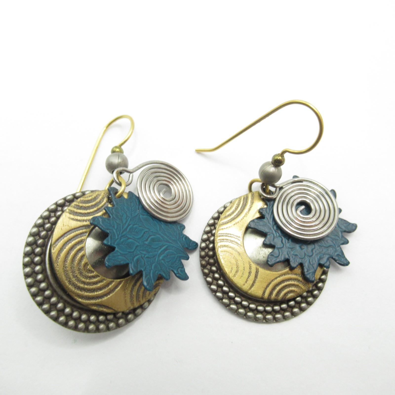 Dangle Drop Charm Pierced Earrings