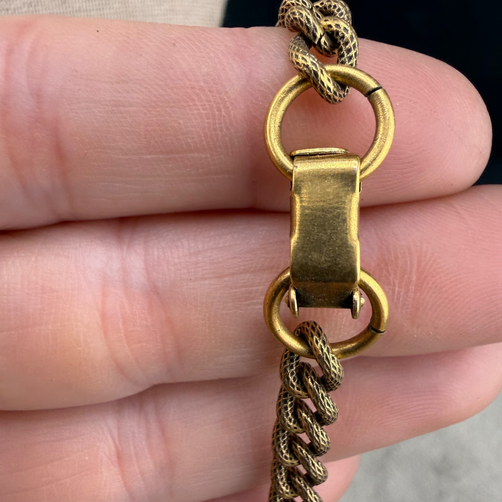 Vintage Alva Museum Replica Necklace Gold Tone “St George Slaying the Dragon” 24