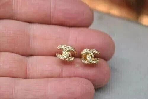 1.20Ct Round Cut Simulated Diamond Fancy Stud Earrings In 14K Yellow Gold Plated