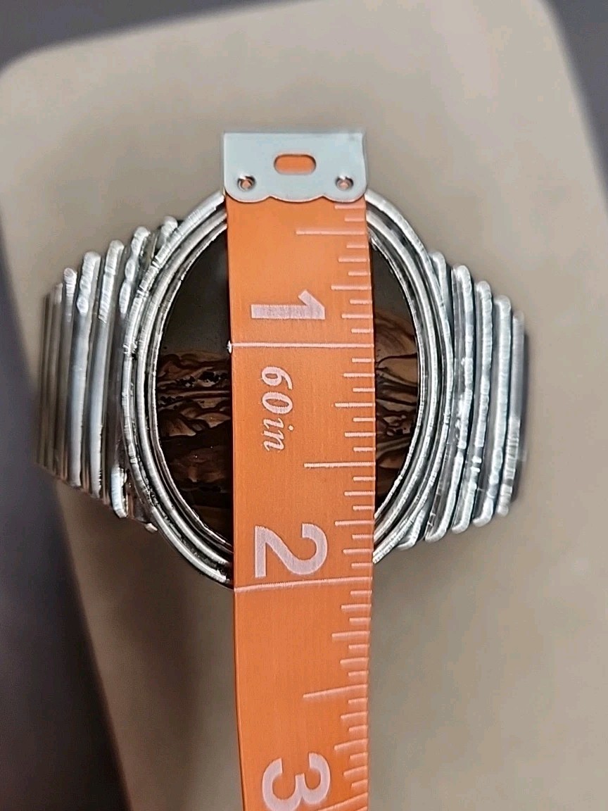 Vintage Navajo Picture Jasper Sterling Silver Cuff Bracelet Small6″ XRF Verified