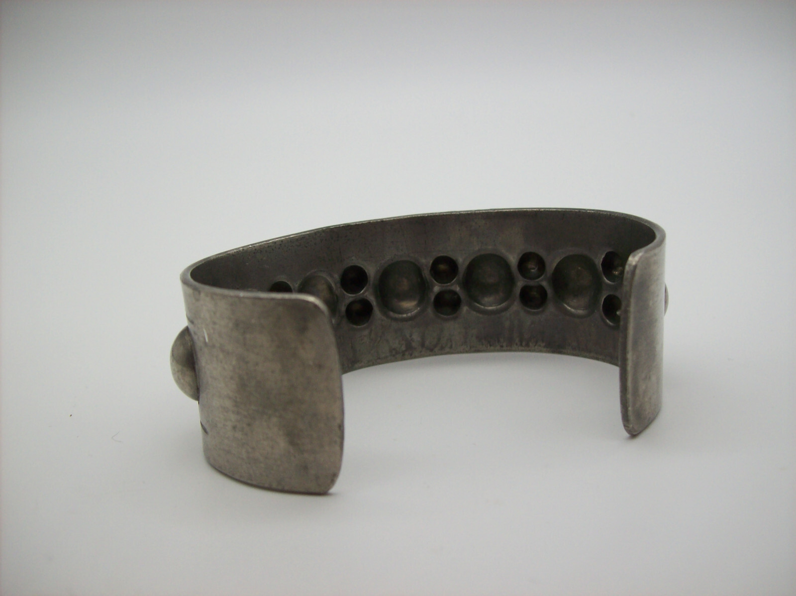 Vintage E Christophersen Brutalist Bracelet, Norway, Signed