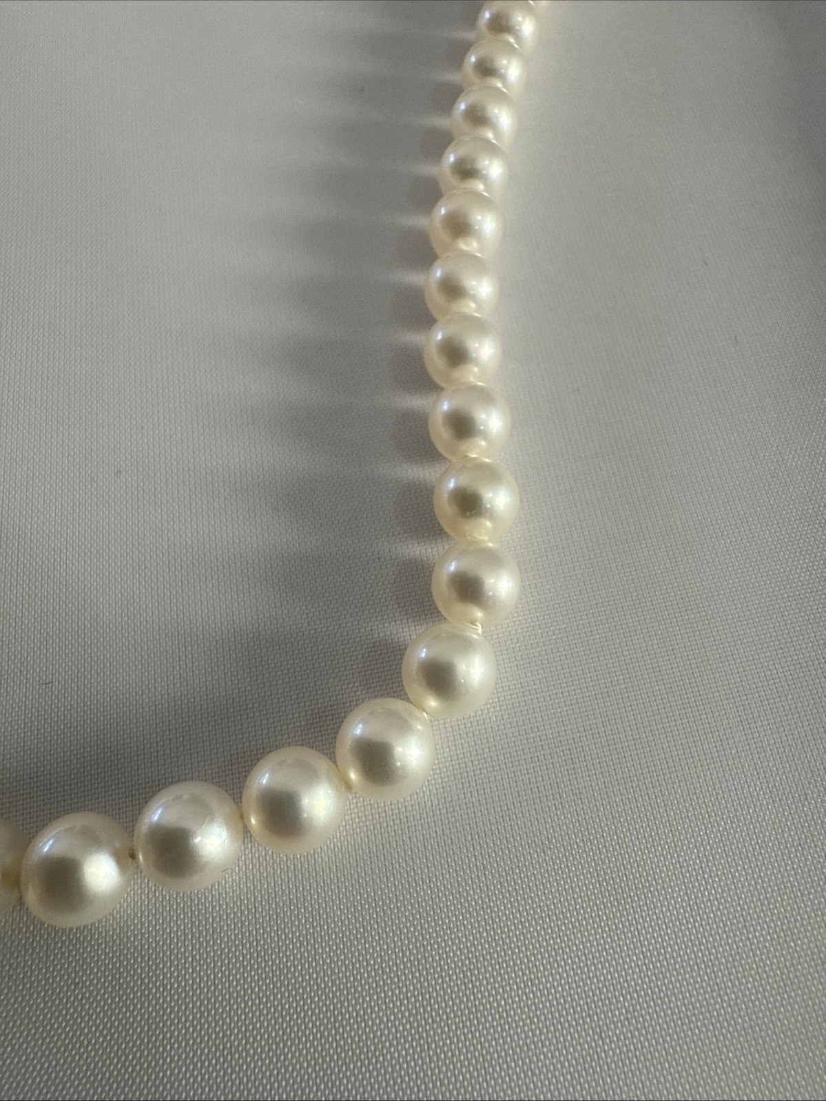 6.5mm Mikimoto Akoya 16″ Long Cultured Pearl Necklace 14K Clasp