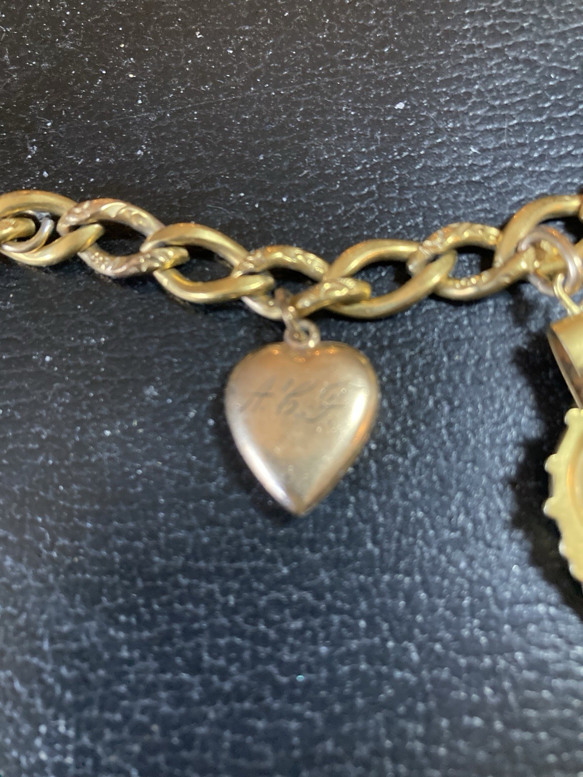Vintage Men’s Bracelet With Multiple Gold Colored Metal Awards