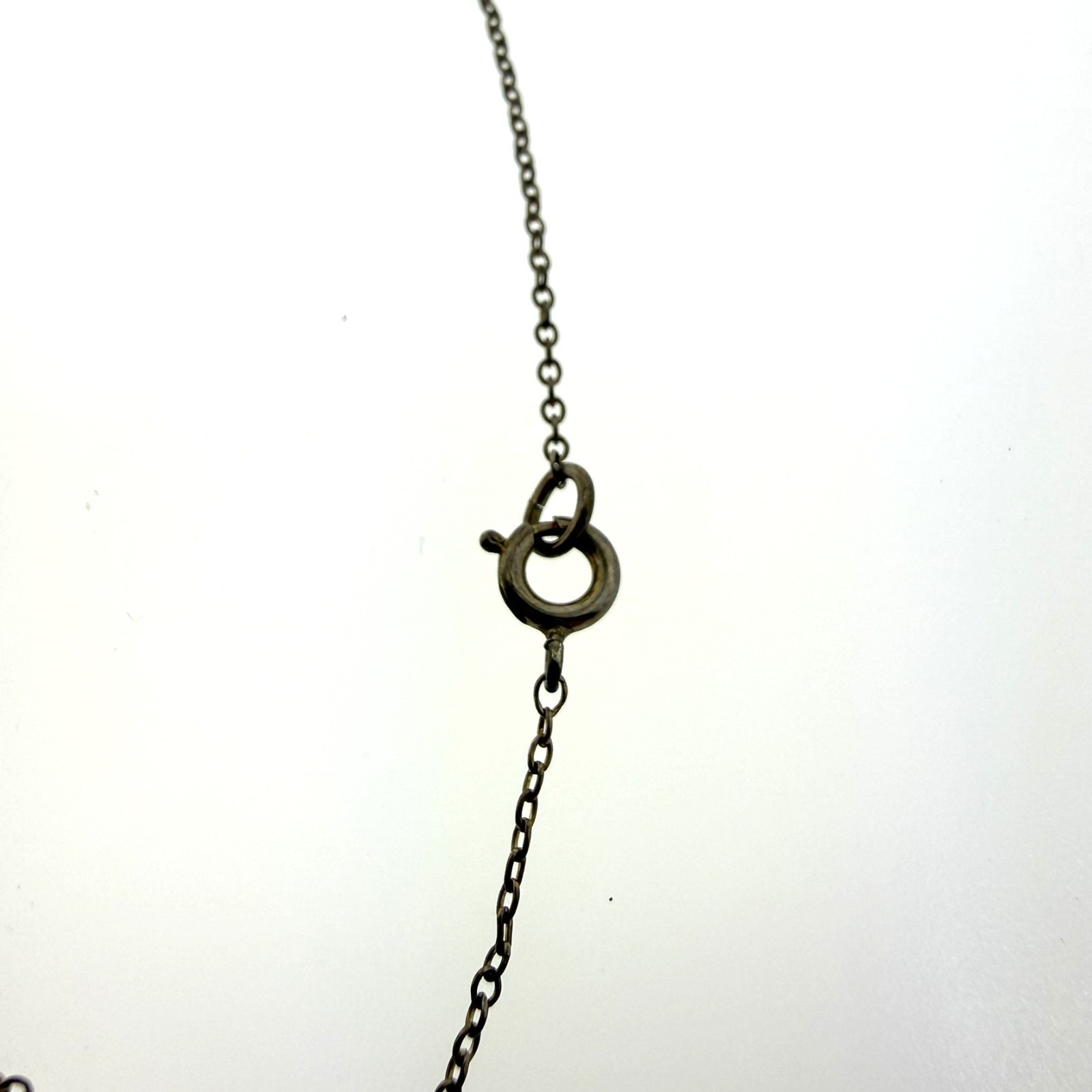 1936 Buffalo Nickel Cut Out Pendant Sterling Silver Necklace 18” Vintage