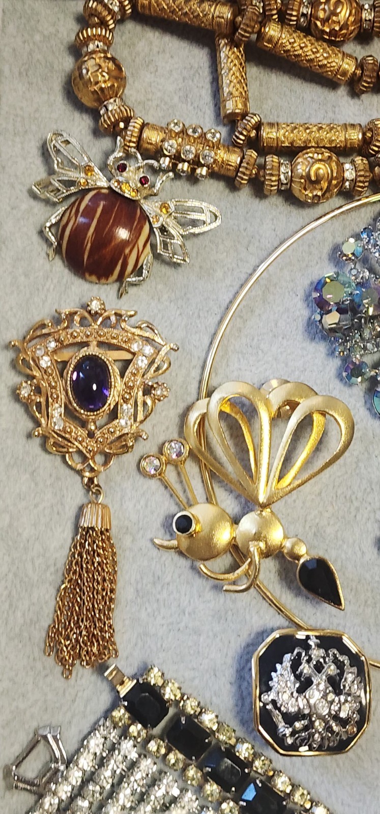 VtgJewelry Lot 20pc Juliana #6786 Joan Rivers Crown Trifari Miriam Haskell C855