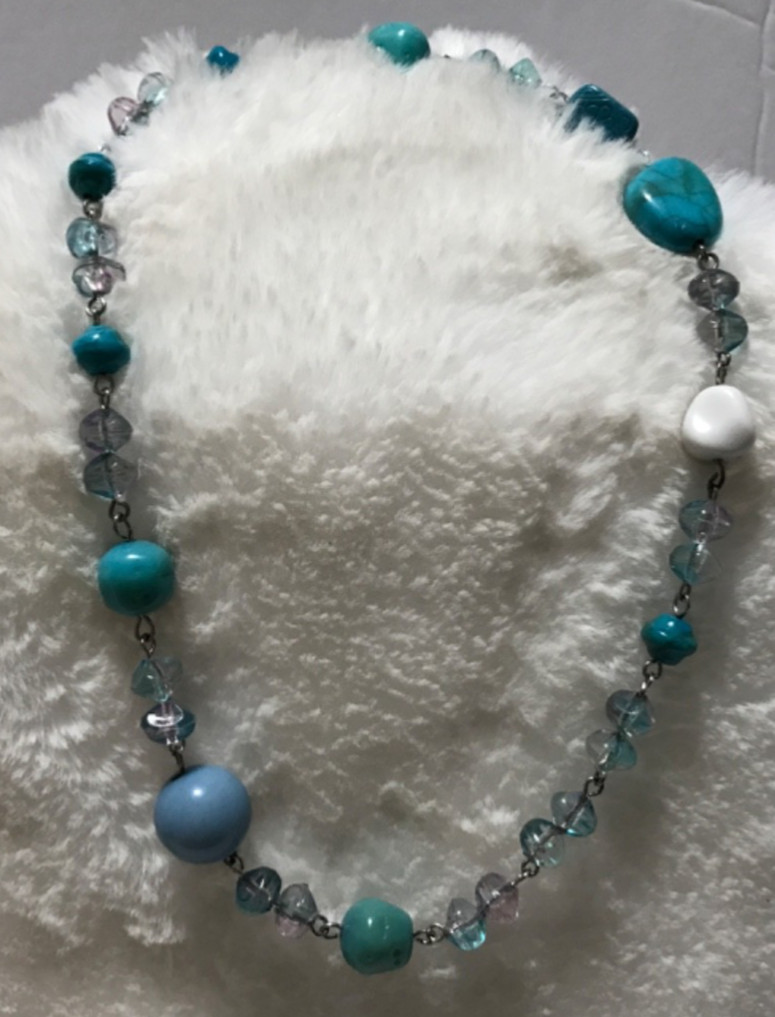 Vintage 15 Pieces Faux Turquoise Costume Jewelry Necklace Earrings Bracelets