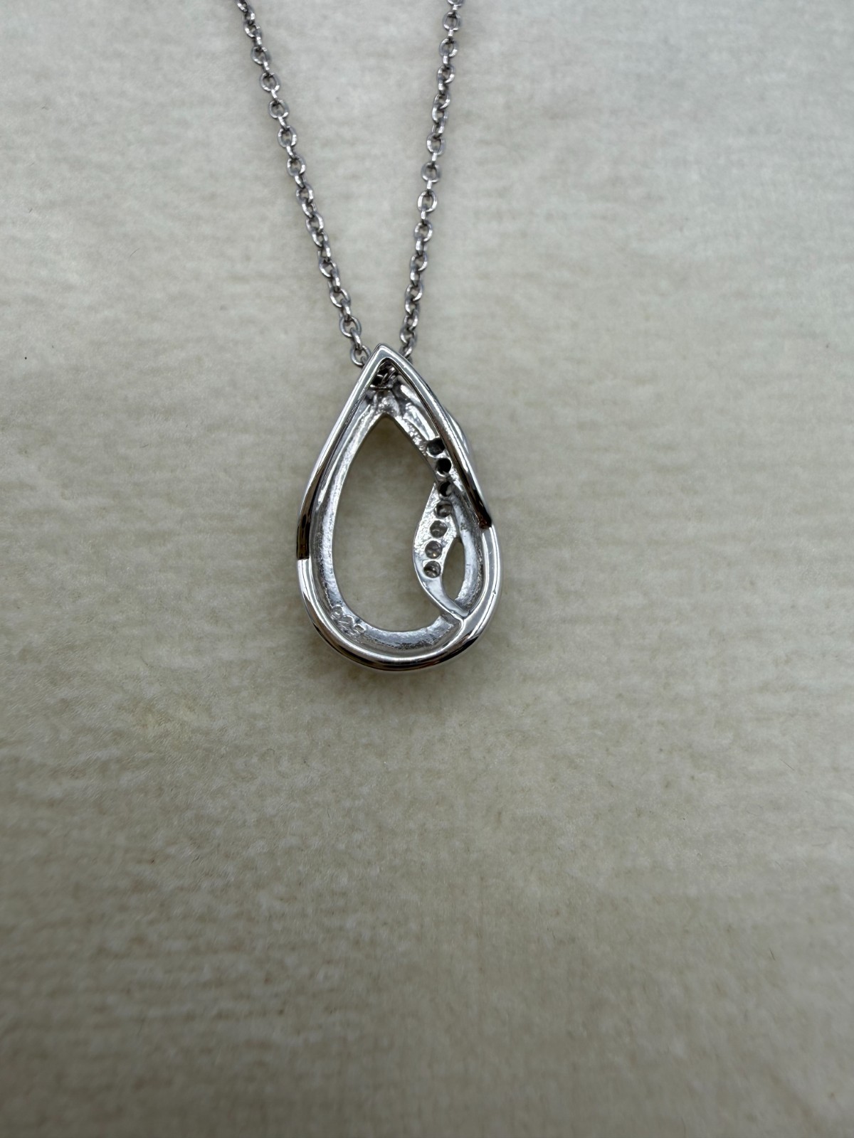 Sterling Silver 0.35ctw Diamond Necklace