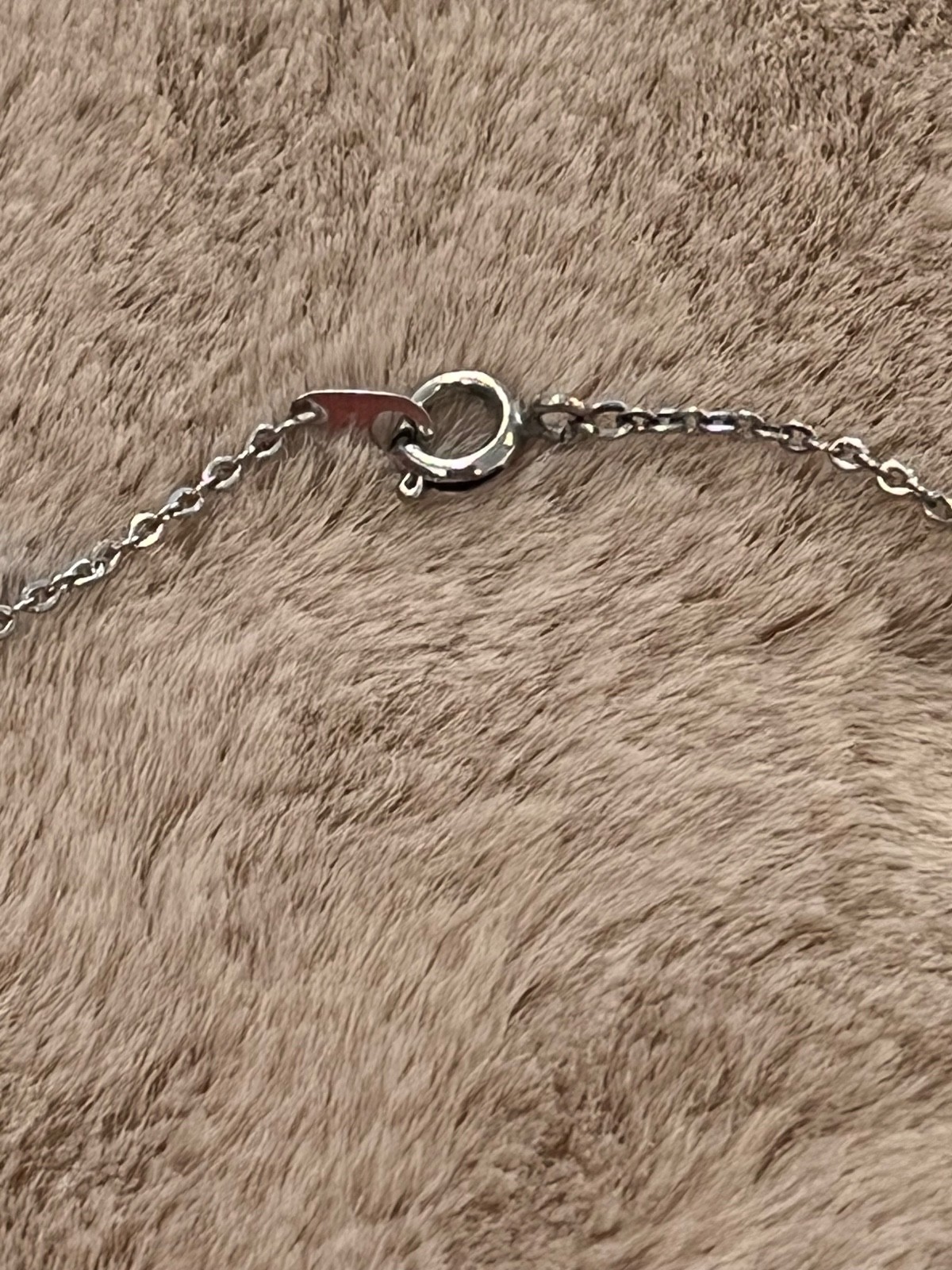 Vintage Etched Zen Garden in Crystal Clear Acrylic Pendant Silvertone Necklace