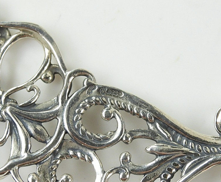 Vintage Carolyn Pollack Relios Victorian 925 Sterling Silver Chain Necklace
