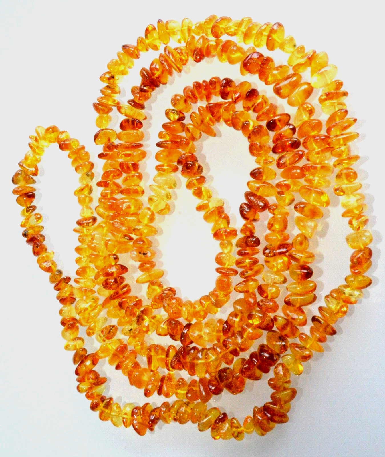 ✅135 cm=54gr RUSSIAN SOVIET BALTIC AMBER BEAD NECKLACE 琥珀 BRACELET STONE PENDANT