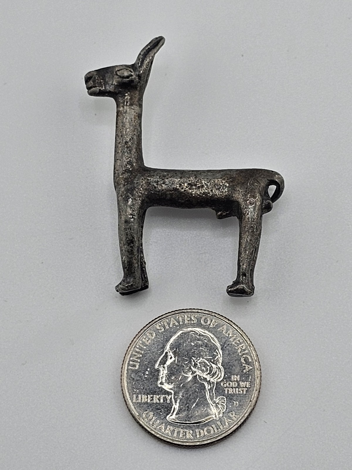 Vintage Sterling Silver Llama Alpaca Pin – Alva Studios Folk Art Brooch 1016
