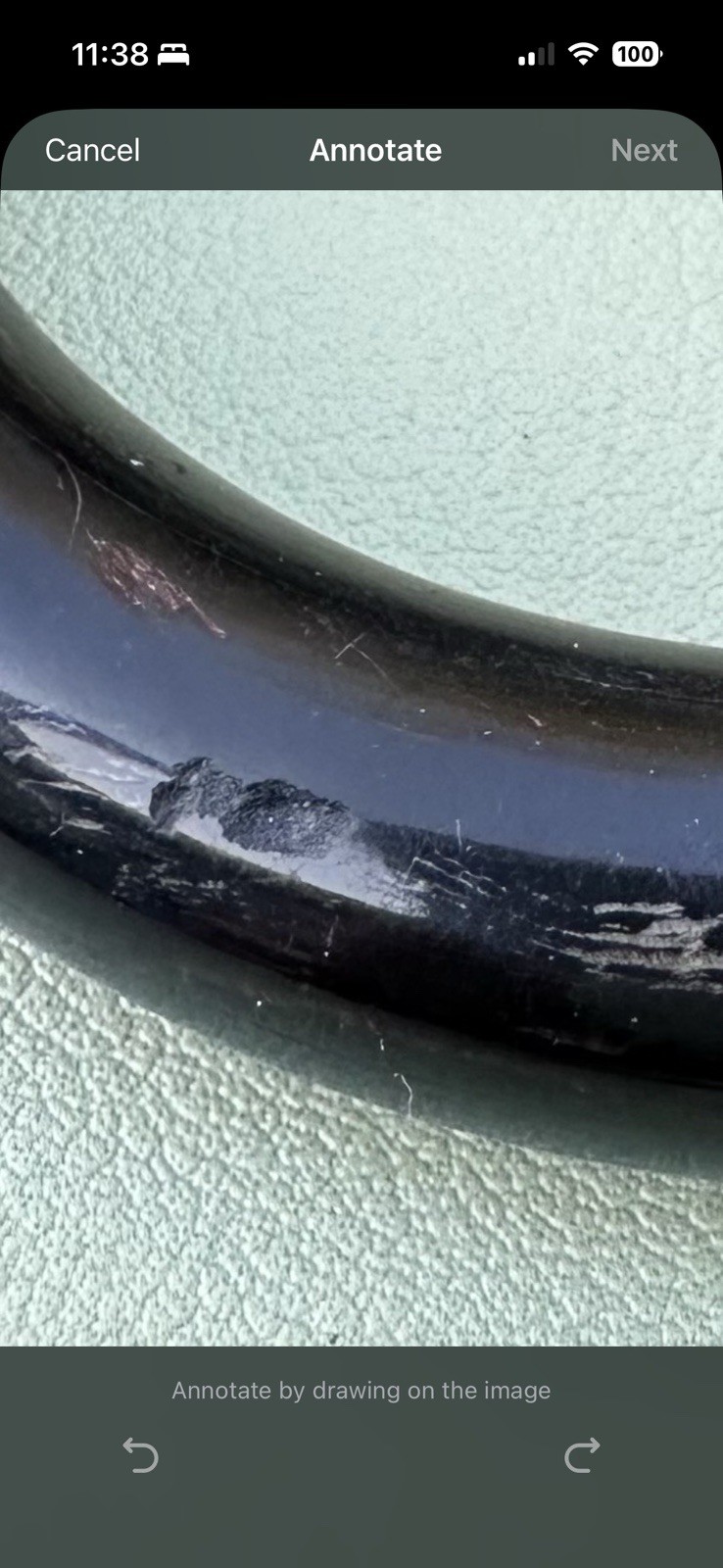 Vintage Black Coral Bangle Bracelet Brass Organic Material Modernist Sculptural