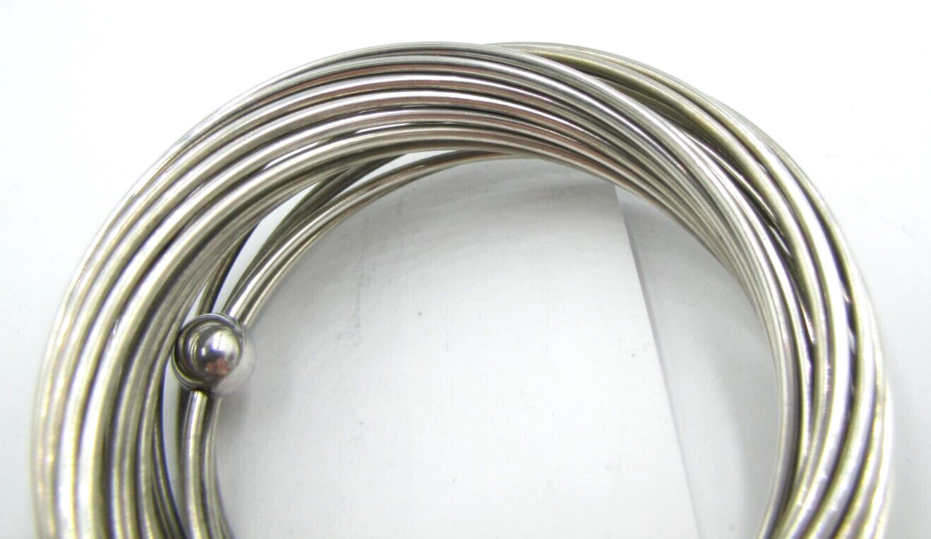1990 Important Exceptional Expanding GYROSCOPE & BALL BRACELET Sterling Silver