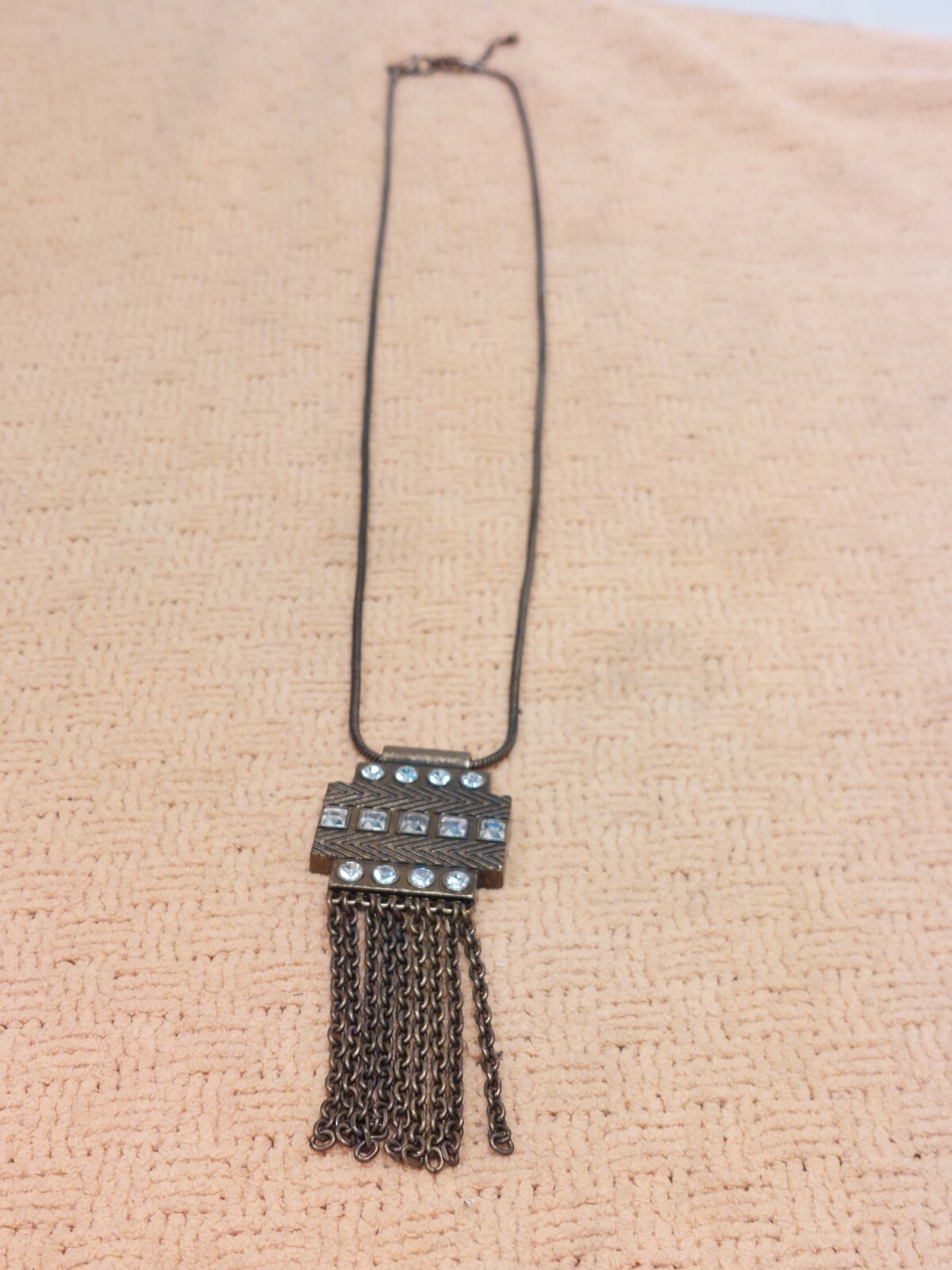 STUNNING VINTAGE ESTATE SIGNED LIA SOPHIA RHINESTONE 30″ NECKLACE!!! 😍