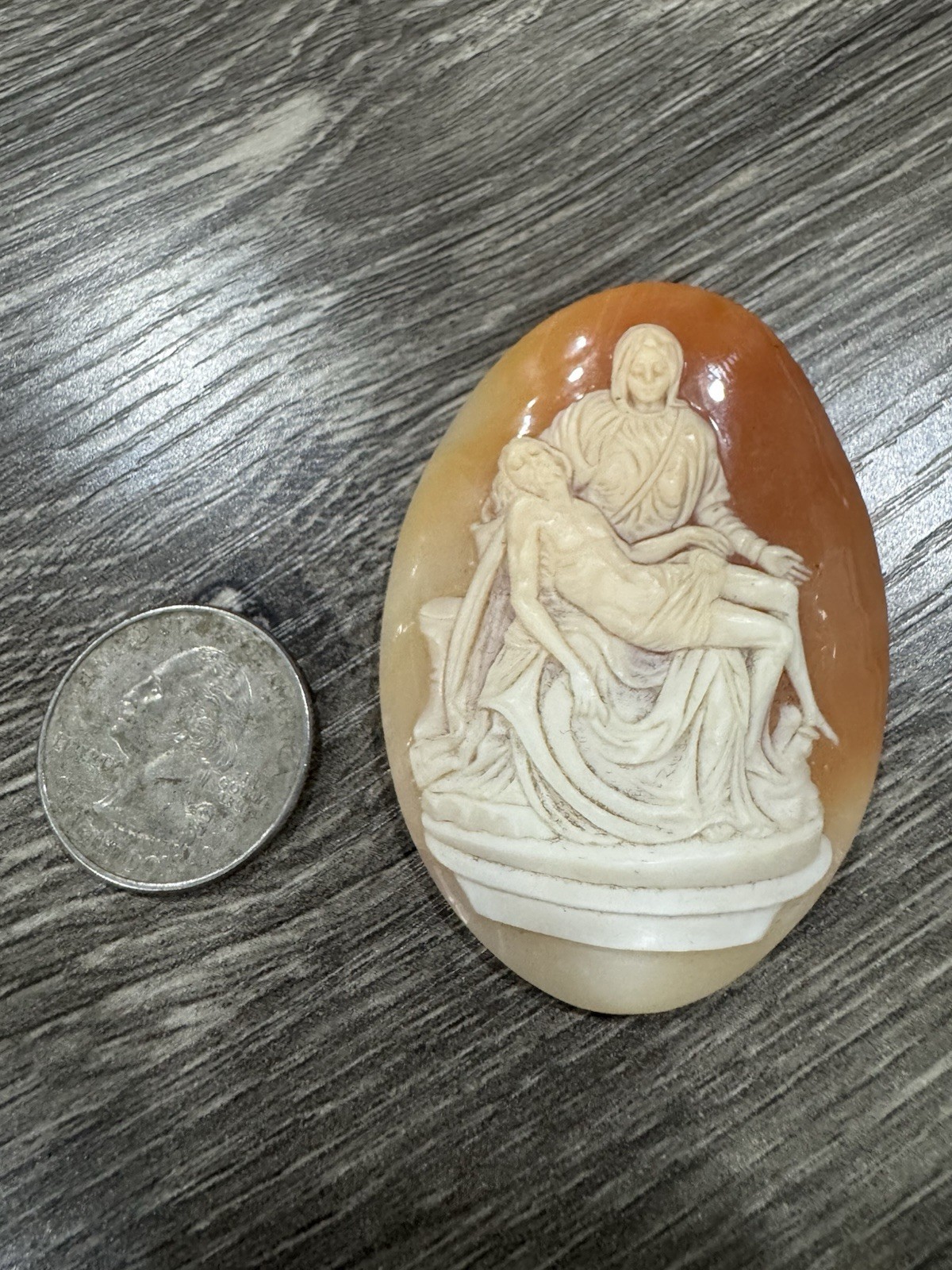 Pieta Shell Cameo