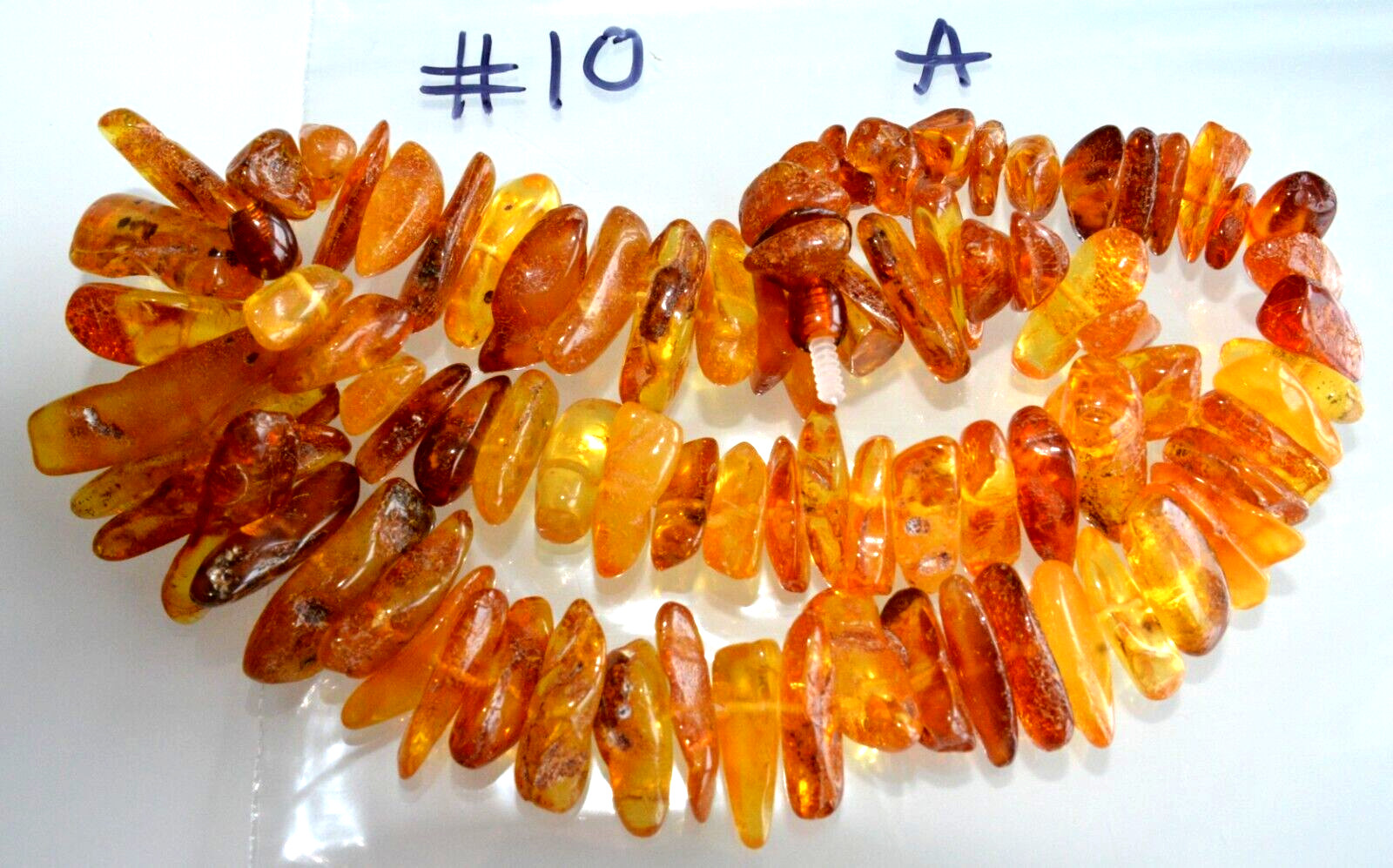 68gr RUSSIAN SOVIET BALTIC AMBER BEAD NECKLACE 琥珀 BRACELET STONE PENDANT EARRING
