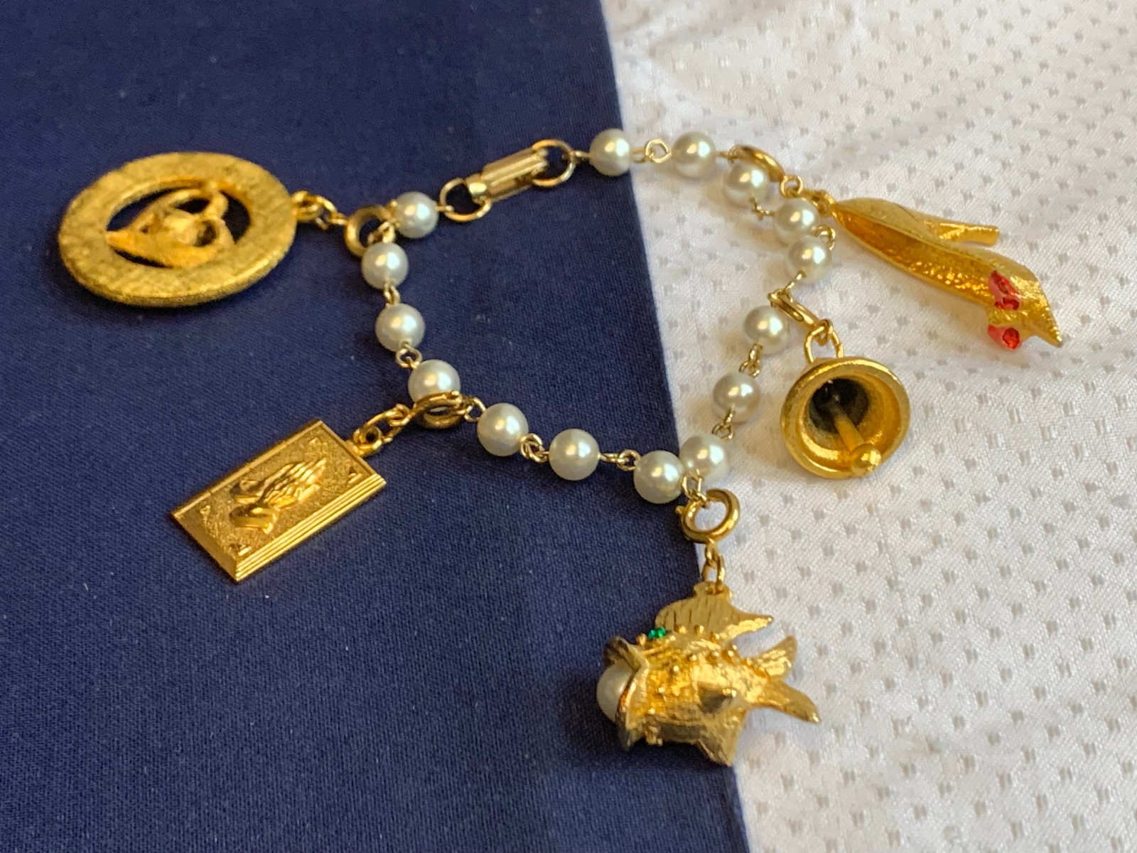 Vtg Costume Jewelry Lot Dauplaise CRL Avon Necklaces Bracelets Anklet Charms
