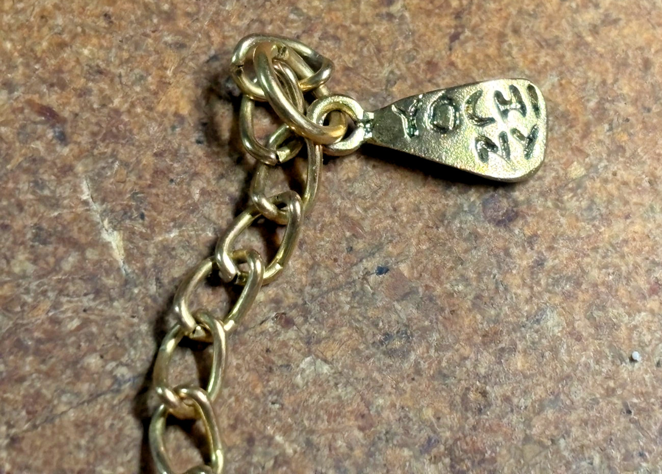 Vintage YOCHI NY Multi Chain Link GREEN ROMAN BRITISH SWISS GOLD COIN Bracelet