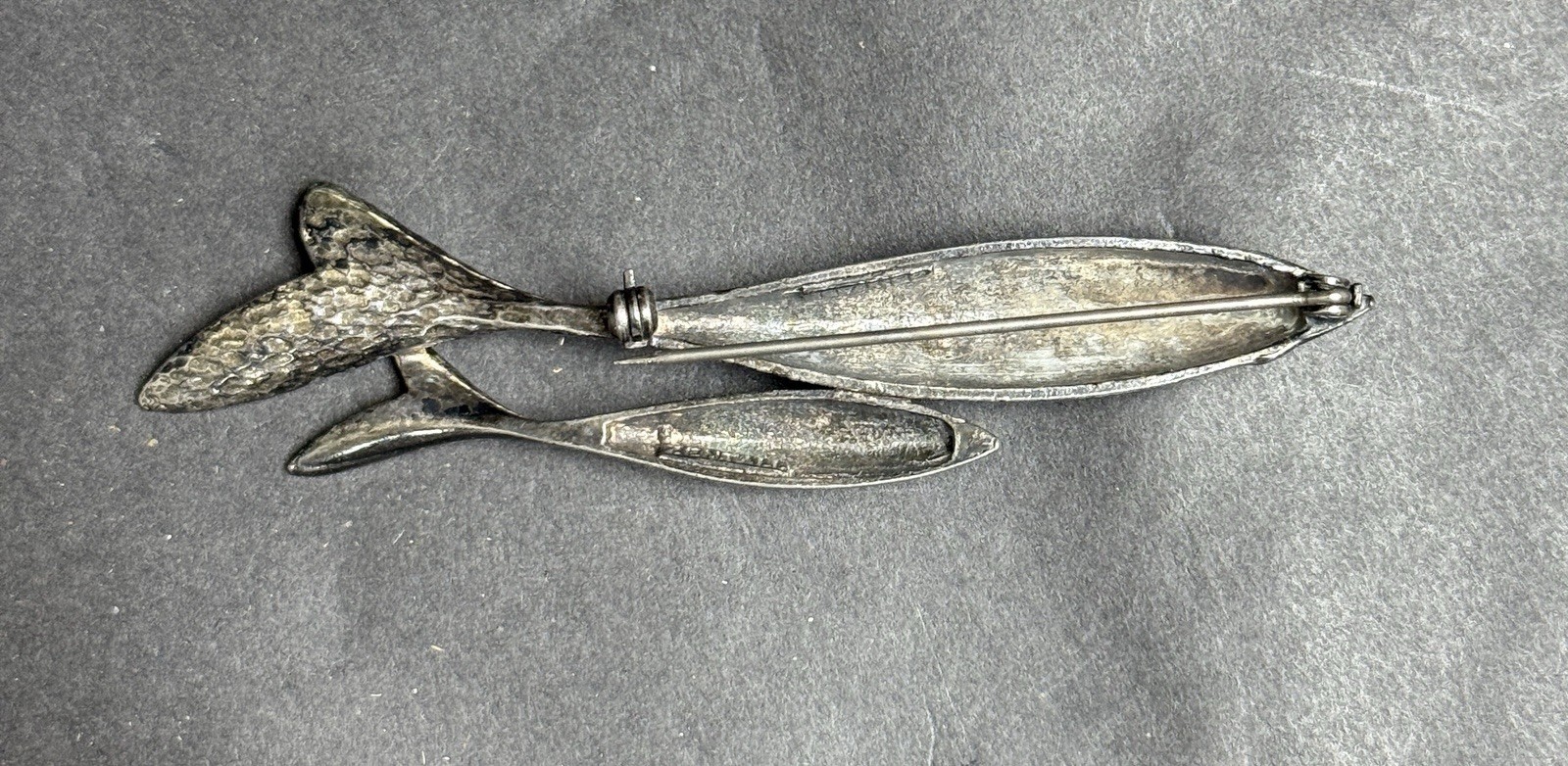 Vintage Robert Zentall Whale Costume Jewelry Brooch