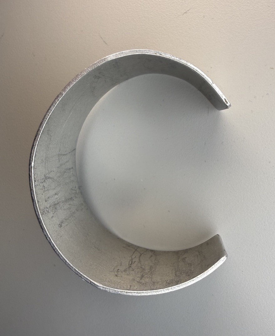 Vintage Engraved Aluminum Sagittarius Zodiac Cuff Bracelet Nov 23-Dec 22