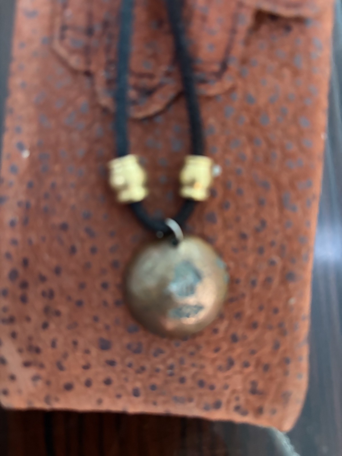 Moroccan Hamsa Coin Antique Berber Style Necklace Authentic