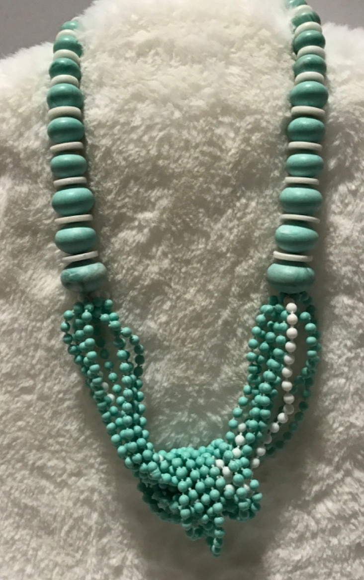 Vintage 15 Pieces Faux Turquoise Costume Jewelry Necklace Earrings Bracelets