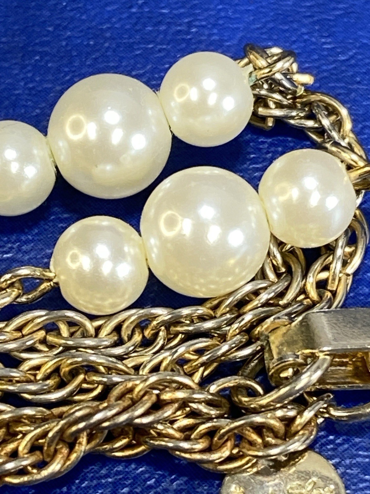 Vtg Judy Lee Faux Pearl Combo Brooch Pendant Necklace Bunch of Grapes Cluster