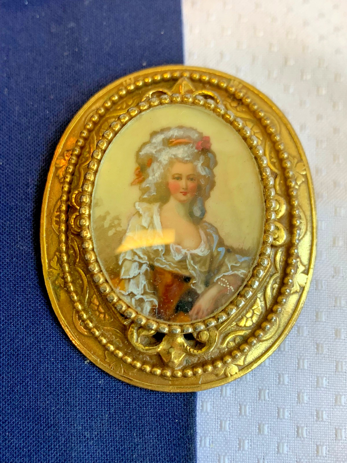 Vtg Original by Robert Pin / Pendant Combo Costume Jewelry Portrait Brooch