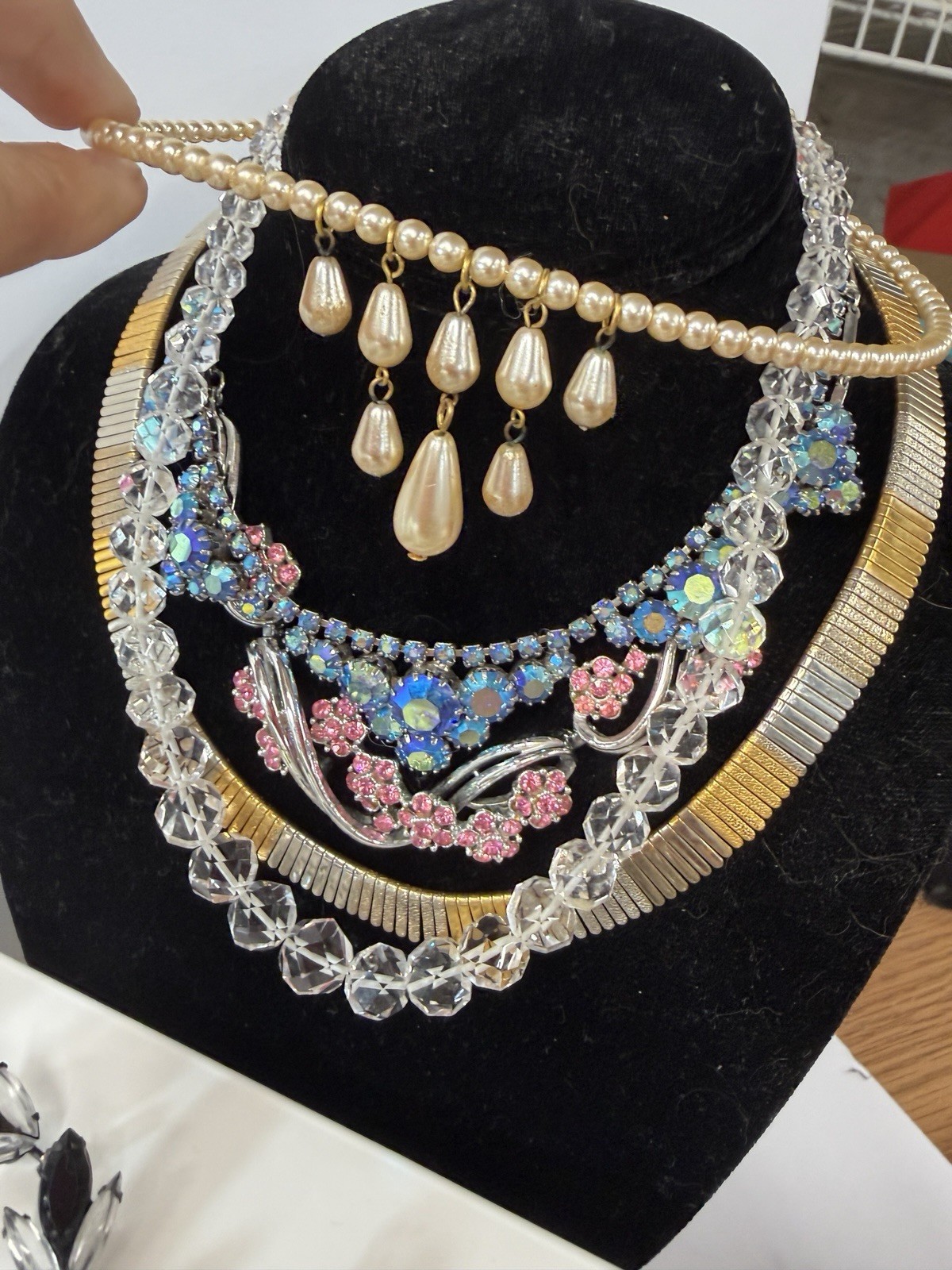 Vintage Jewelry Lot Costume Weiss W. Germany Coro Trifari Estate 80 Piece PJ
