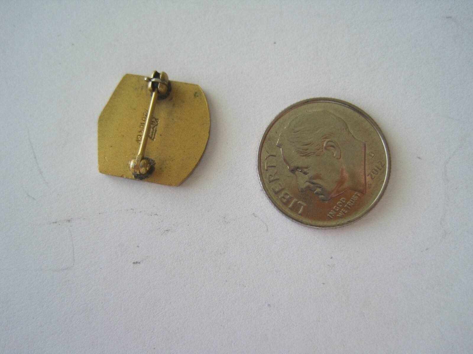 United Geophysical Pin 17 Years 1/20 Gold Filled 10k