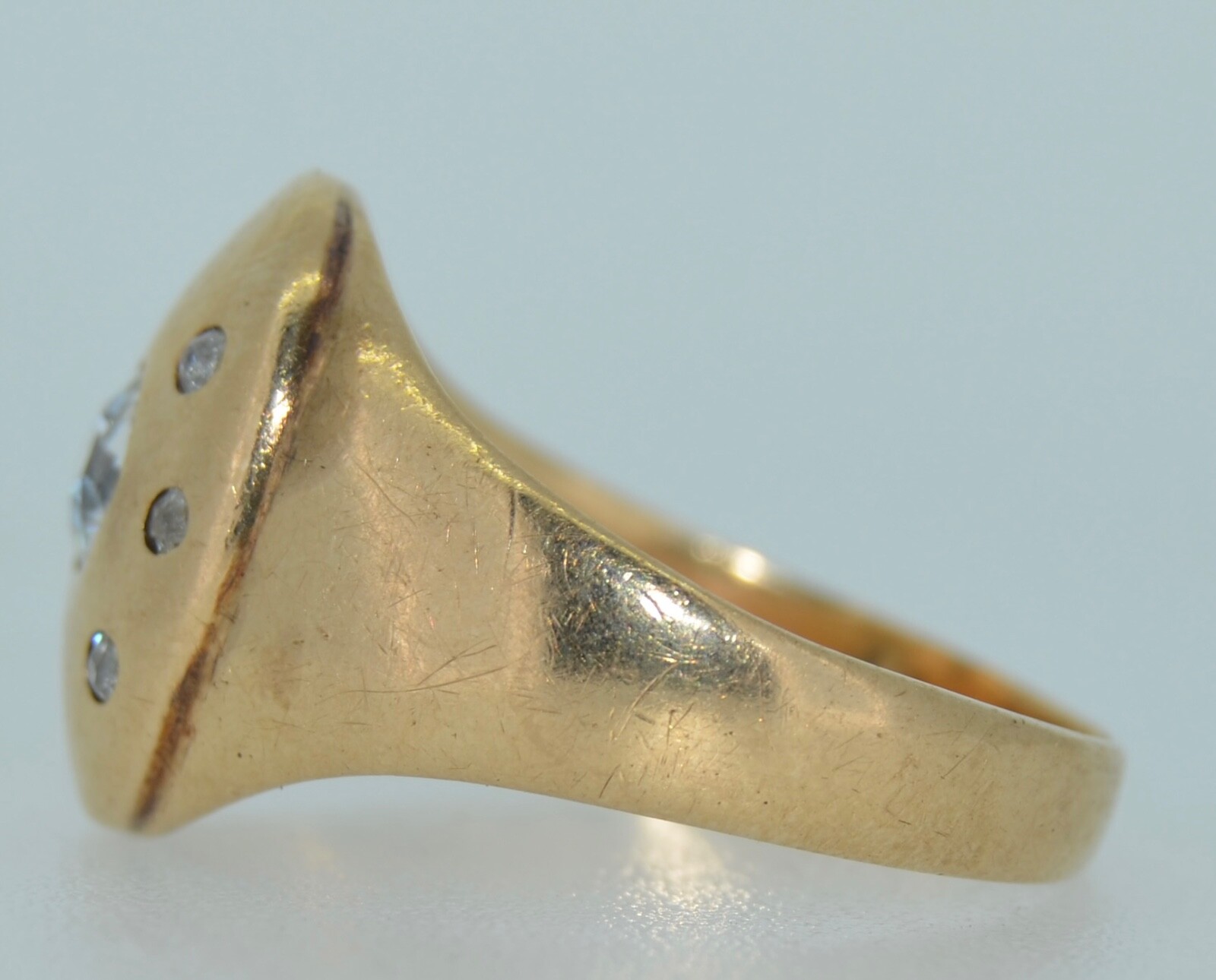 Old European Cut Diamond & Mine Cut Diamond Ring