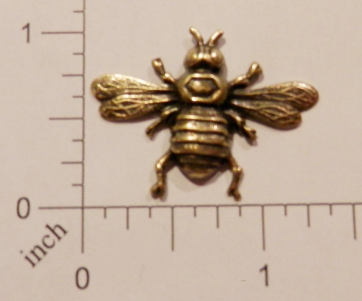 34293 Victorian Brass Oxidized Md Bee Jewelry Finding