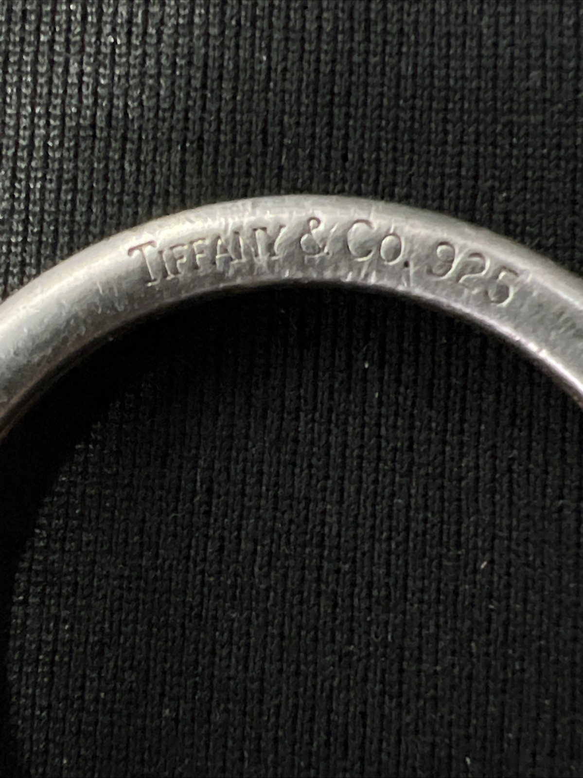 Tiffany & Co. 1837 .925 Sterling Silver 39” Tape Measure With Key Ring