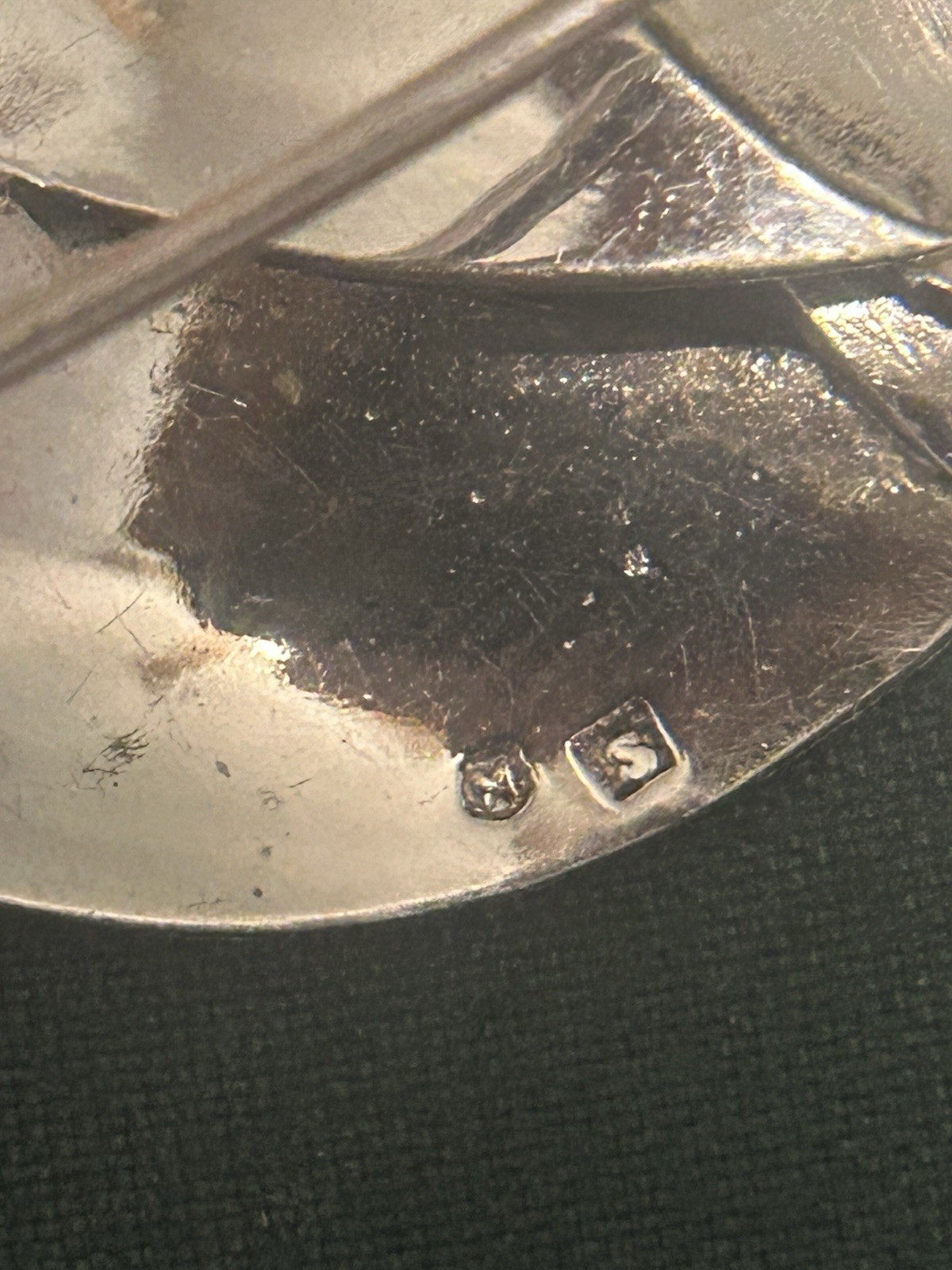Vintage Mikimoto Sterling Silver Leaves Leaf Four Pearl Pin Brooch