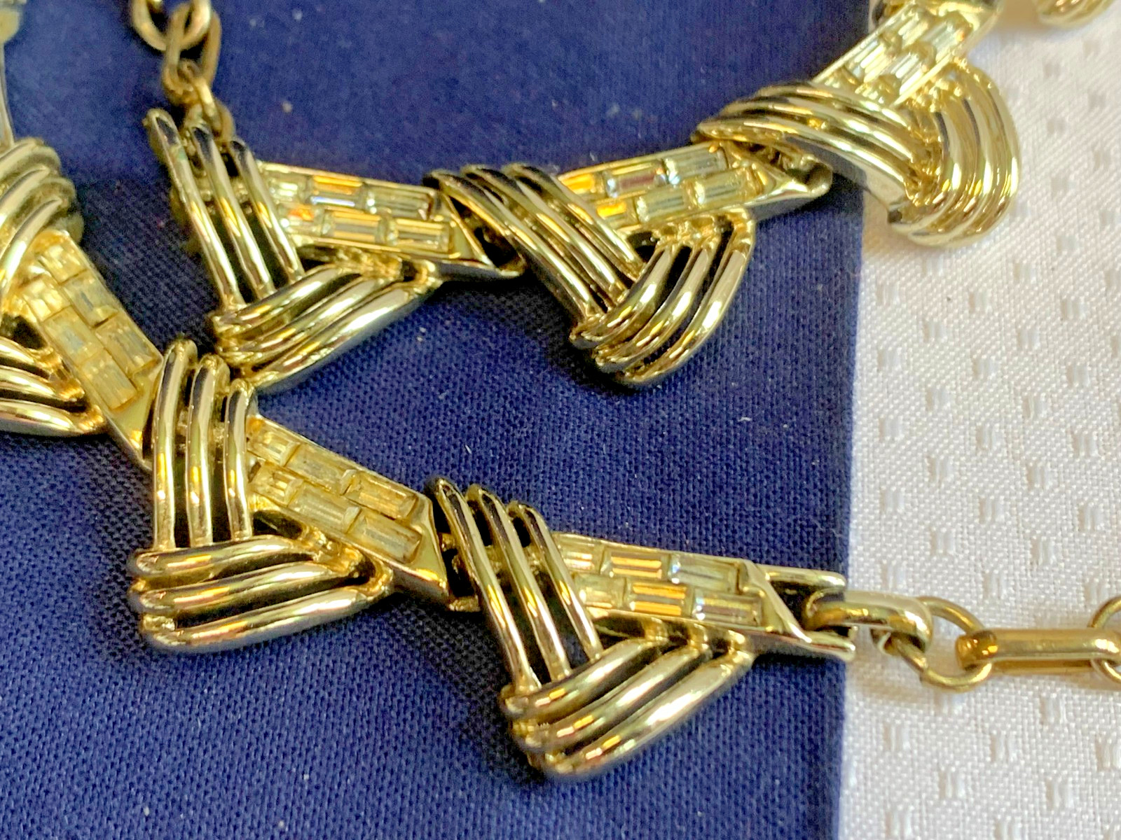 Vtg Costume Jewelry Lot Lisner Coro Necklaces Earrings Matching Set Rhinestones