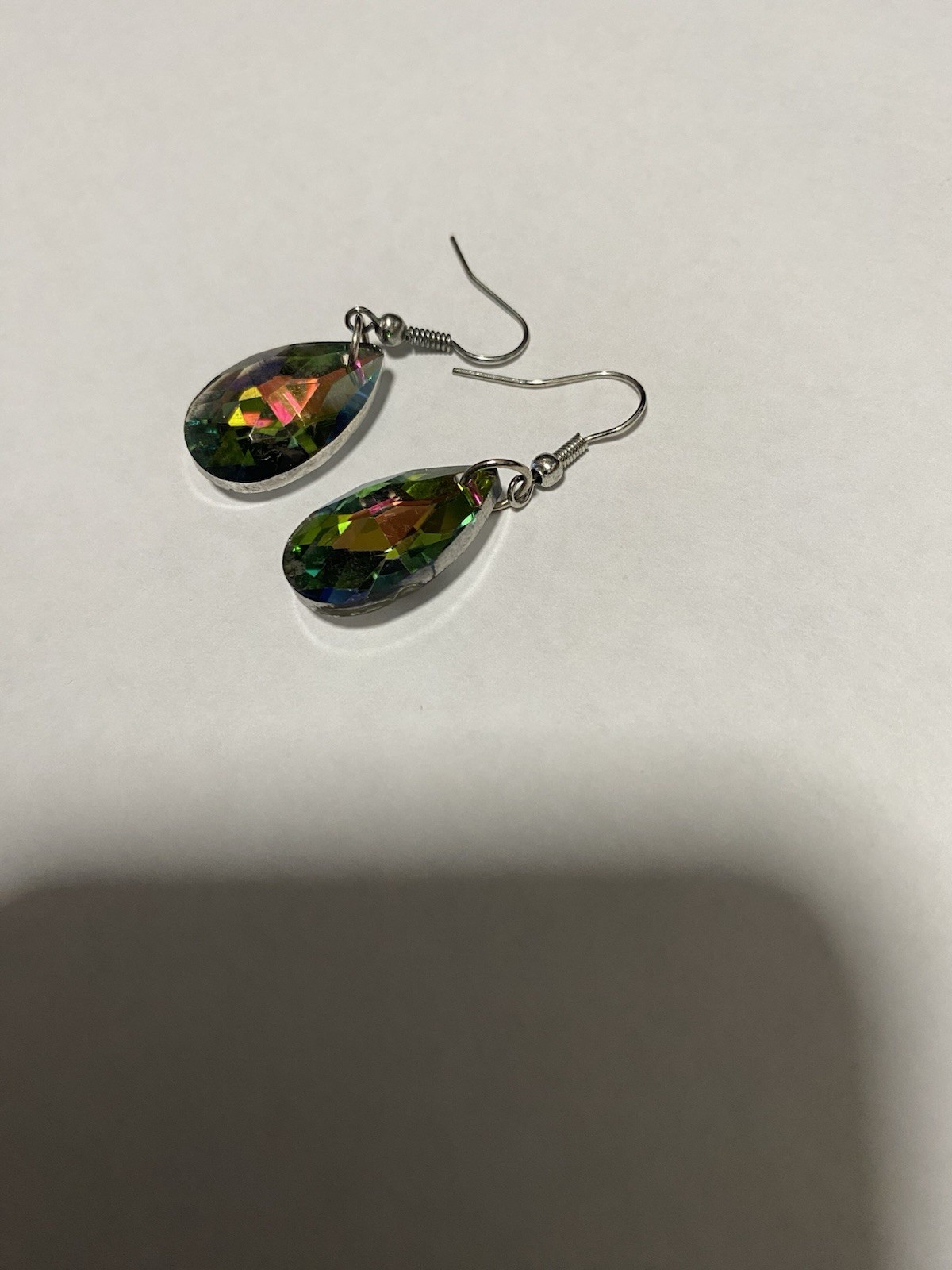 Vintage Dangle Colorful Pierced Earrings