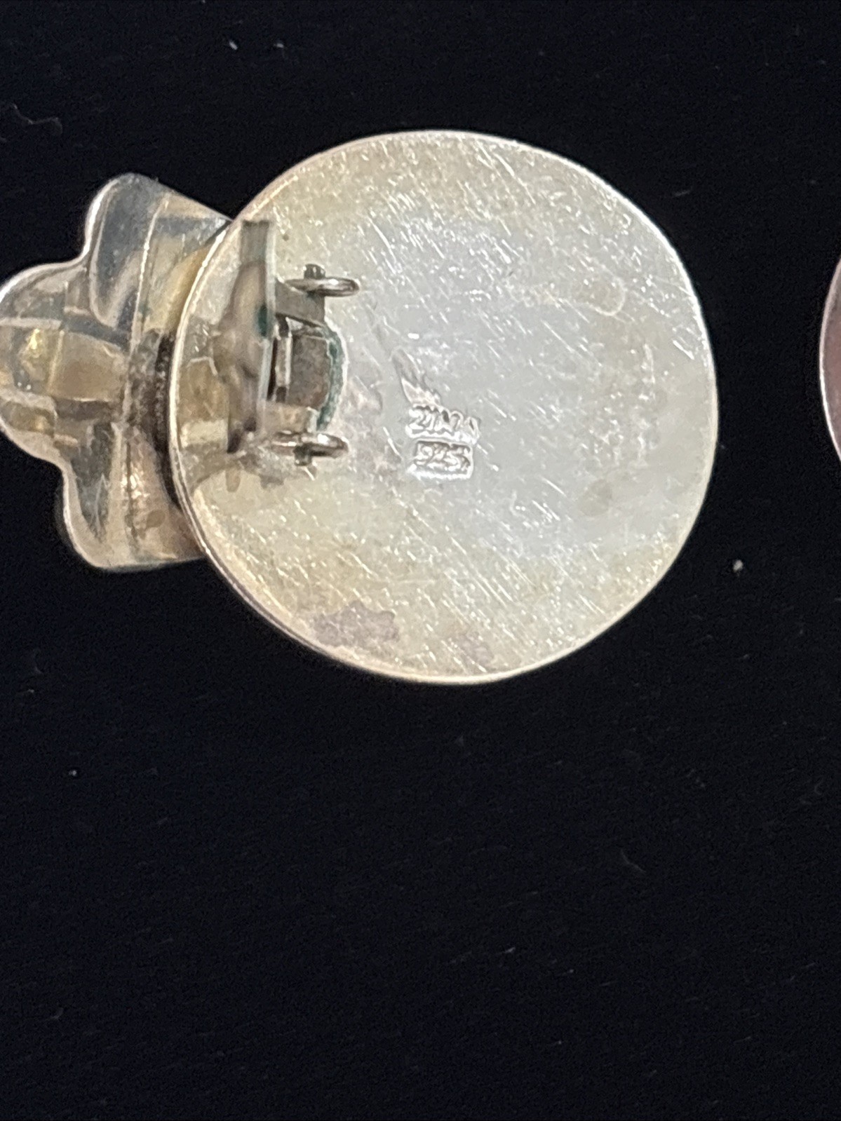Vintage Sterling Silver Love Knot Statement Earrings By Zina Beverly Hills
