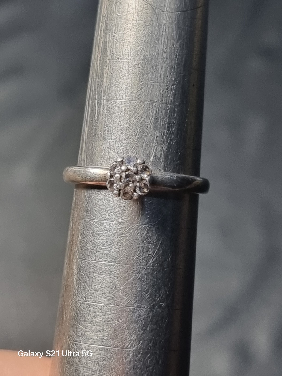 925 Sterling Silver Flower Cluster Ring – Classic Vintage Style